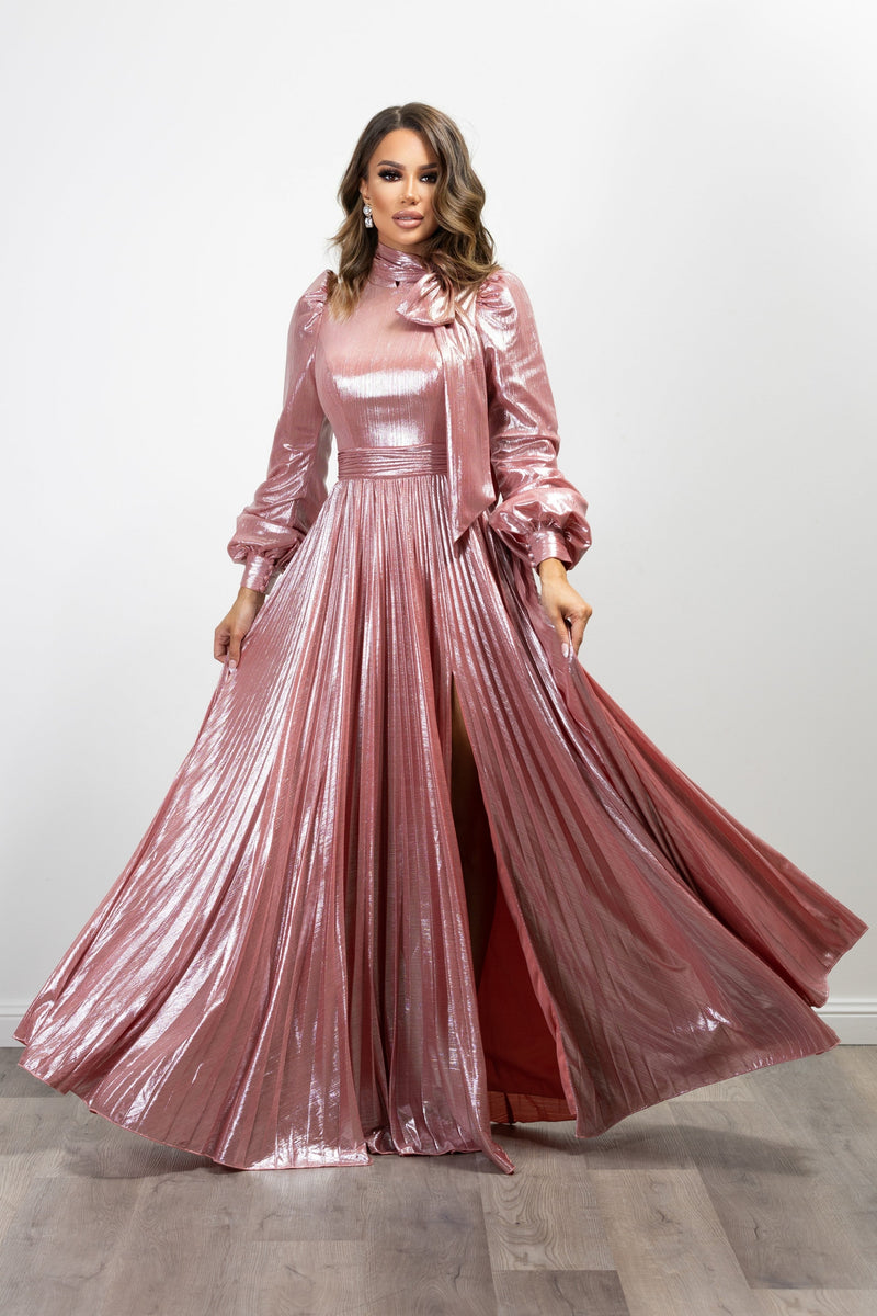 Apollo Gown- Sorbet Pink.