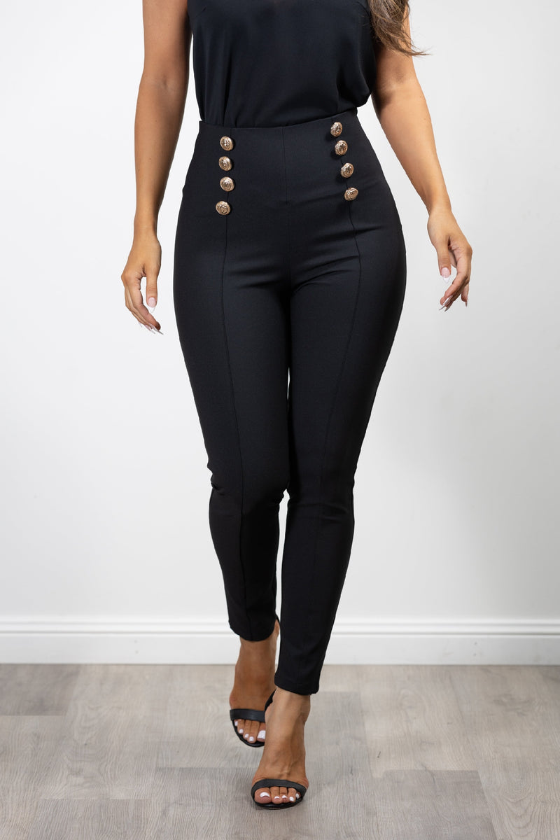 Charny Fitted Pants- Black.