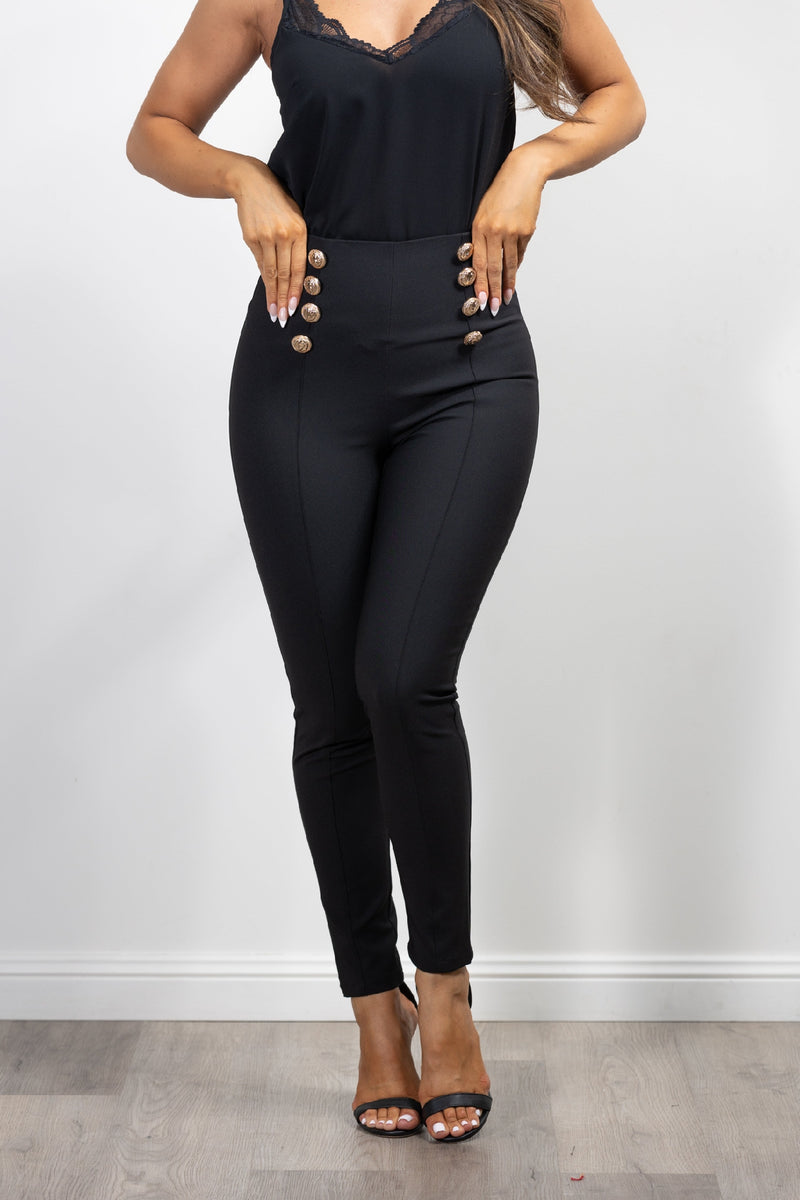Charny Fitted Pants- Black. – Catwalk Instyle